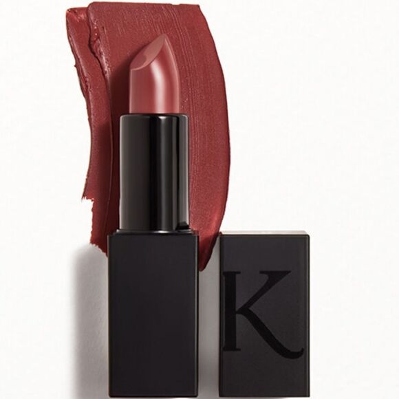 KARMELA cosmetics Matte Lipstick in Enchanted (Deep Burgundy Brown) - Picture 2 of 11